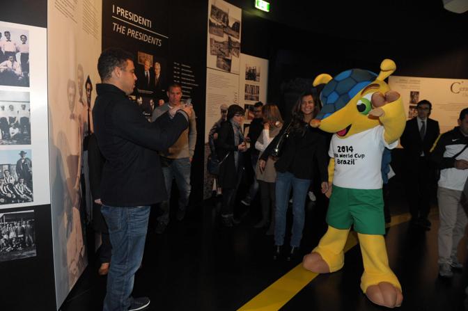 Ronaldo in visita allo  Juventus Museum.LaPresse 
